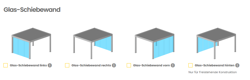 Pergola Glasschutzwände Pergola Glasschutzwände