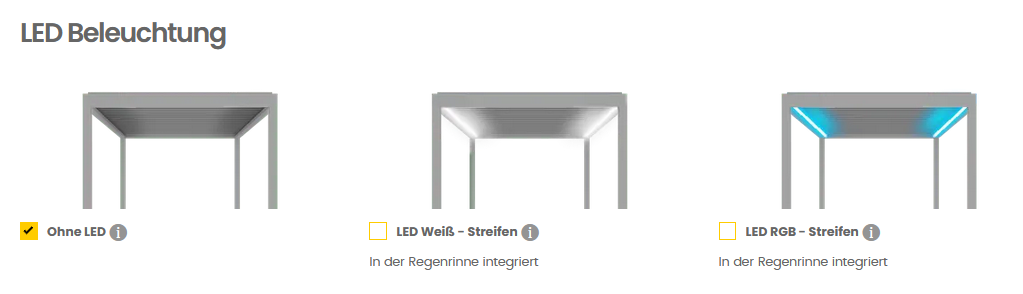 Pergola Lamellendach Beleuchtung Pergola Lamellendach Beleuchtung