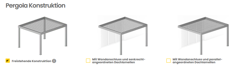 Pergola Lamellendach Konstruktionen Pergola Lamellendach Konstruktionen